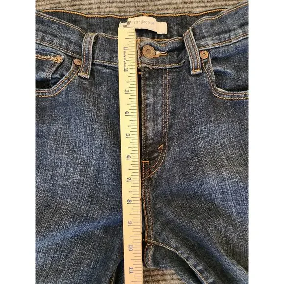 Vintage Levi's 515 Womens Stretch Bootcut Denim Jeans 10 - Picture 6 of 12